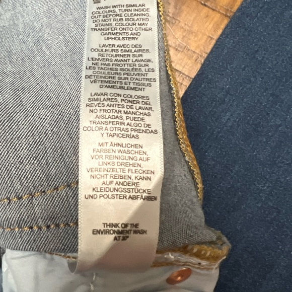 ASOS High Rise Stylish Blue Distressed Jeans - Picture 7 of 7